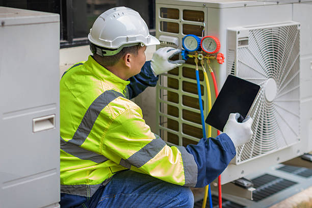 Professional Ac Installation technician working in Spring Valley, WI